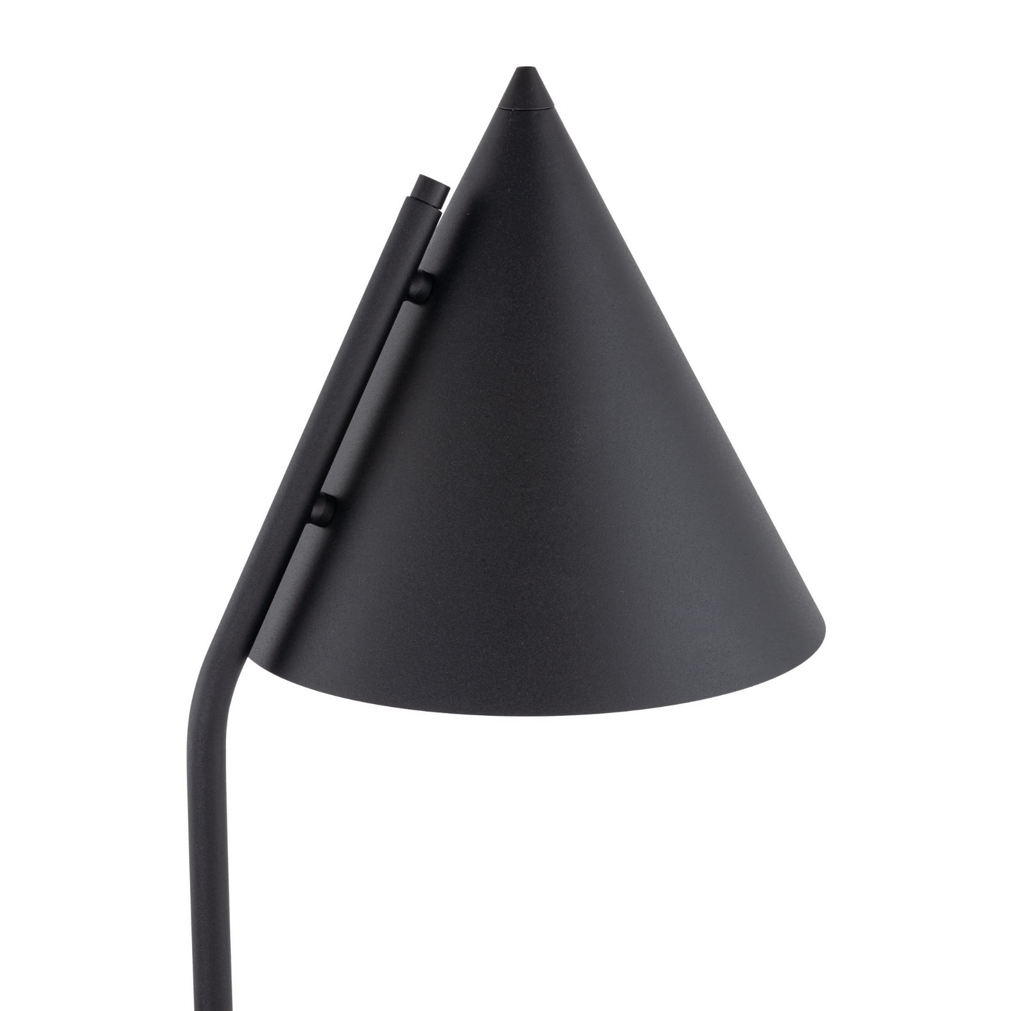 Lampa podłogowa nowoczesna skandynawska loft klosz metalowy stożek czarna TK Lighting Cono 16010 1x15W E27