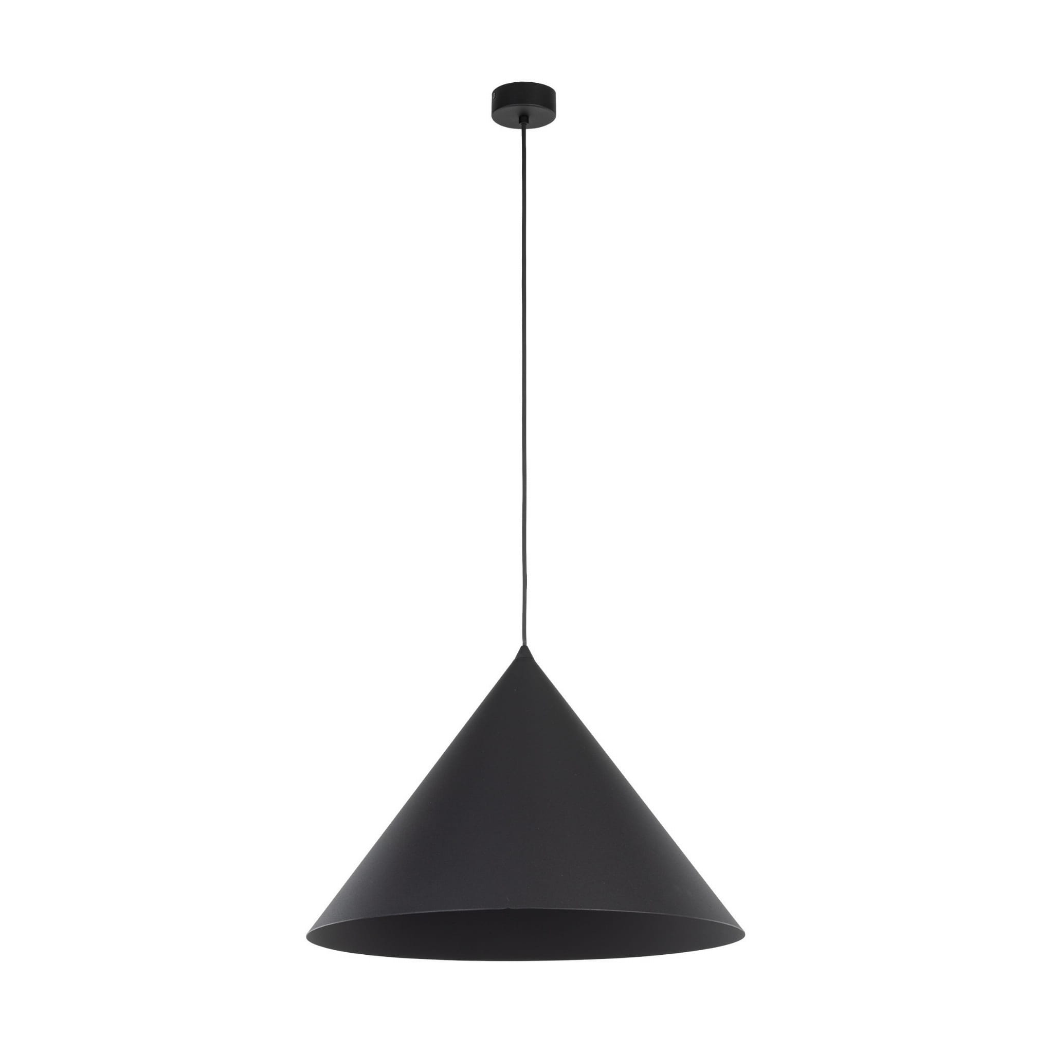 Lampa wisząca nowoczesna skandynawska loft klosz metalowy stożek czarna TK Lighting Cono 10058 1x15W E27