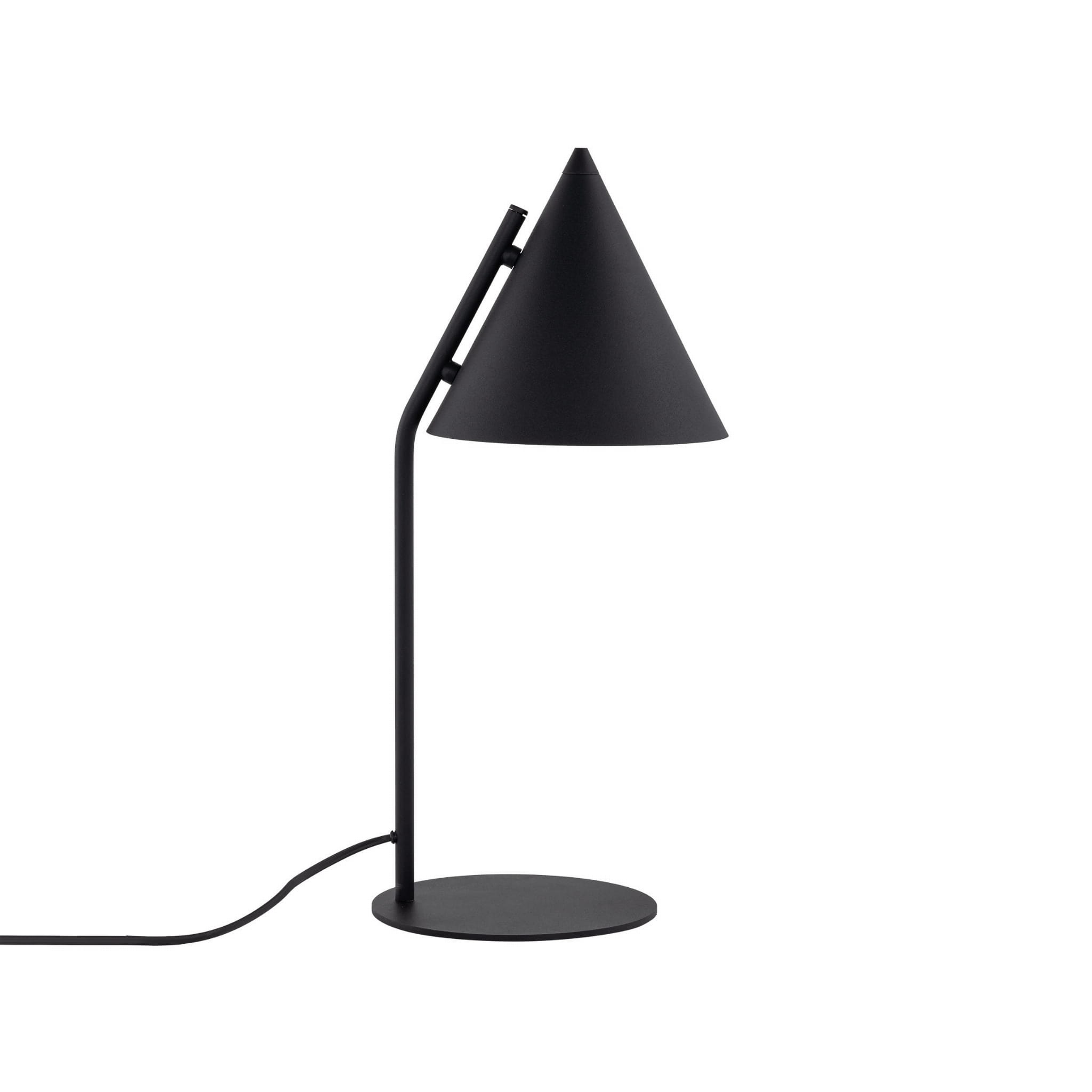 Lampka nowoczesna skandynawska klosz metalowy stożek czarna TK Lighting Cono 16009 1x15W E27