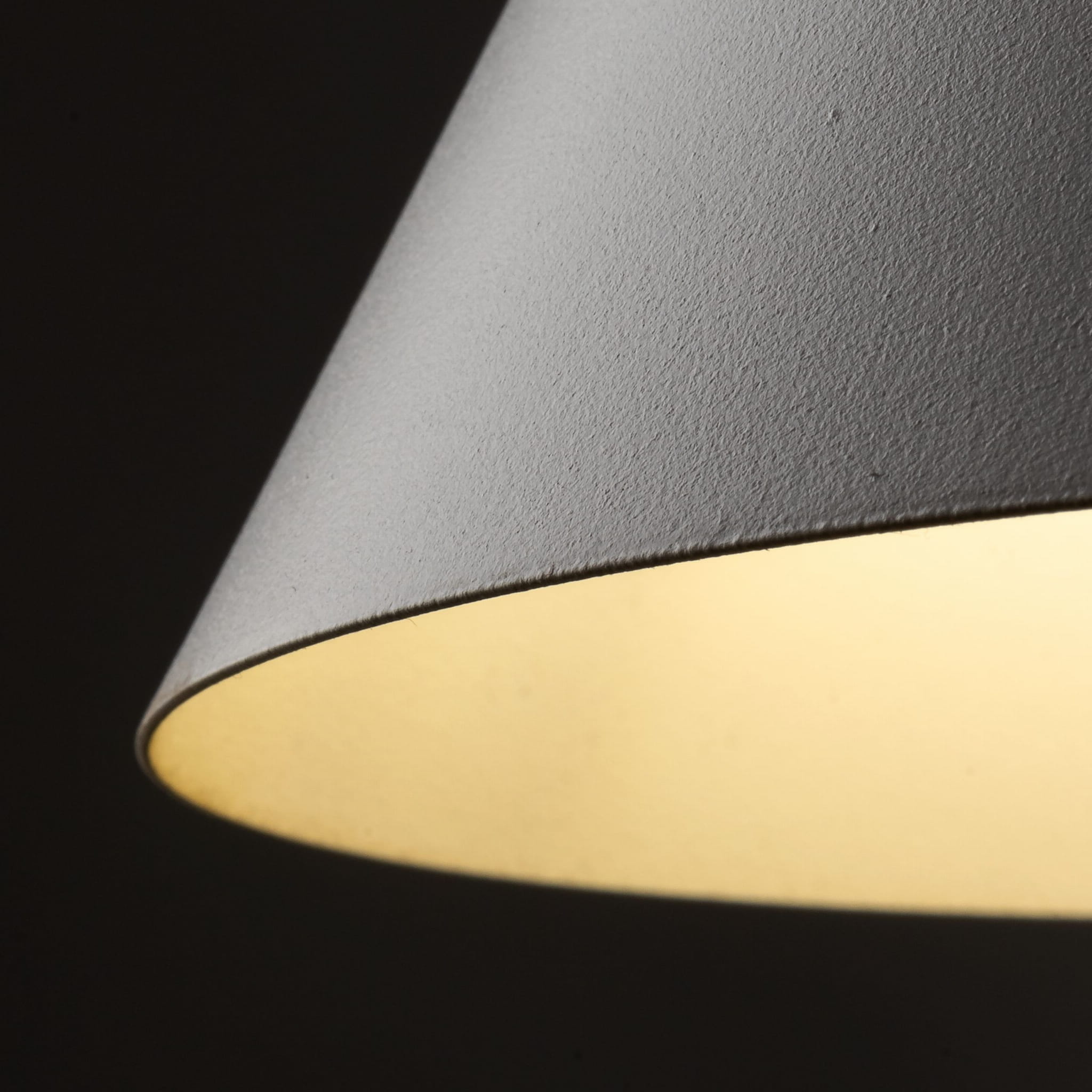 Lampa wisząca nowoczesna skandynawska klosz metalowy stożek biała TK Lighting Cono 10007 1x15W E27