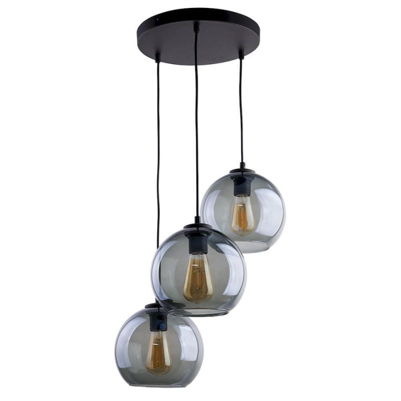 TK Lighting Cubus Graphite 2819 Lampa wisząca 3x60W E27 grafit czarny