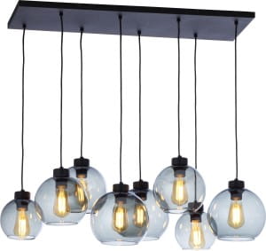 TK Lighting Cubus Graphite 4113 Lampa wisząca 8x60W E27 grafit czarny