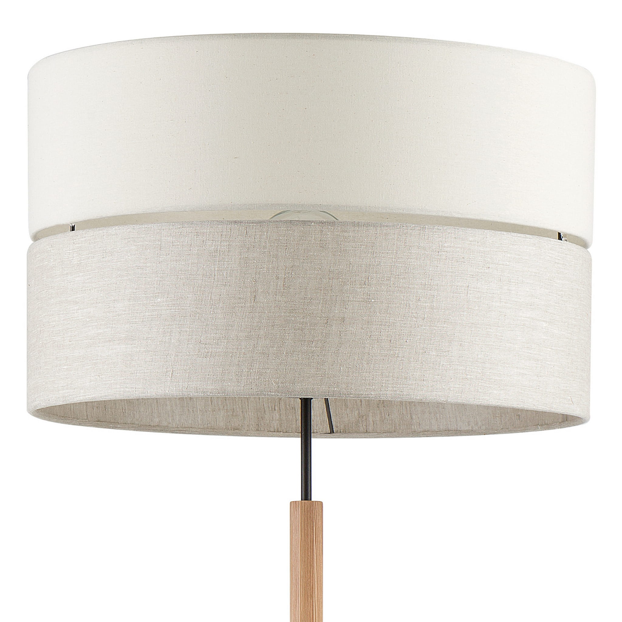 Tk Lighting Eco 5597 lampa stojąca podłogowa 1x15W E27 czarna drewniana