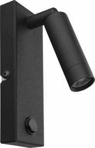 Kinkiet do czytania z włącznikiem ruchomy TK Lighting Enzo 4484 1x3W LED czarny