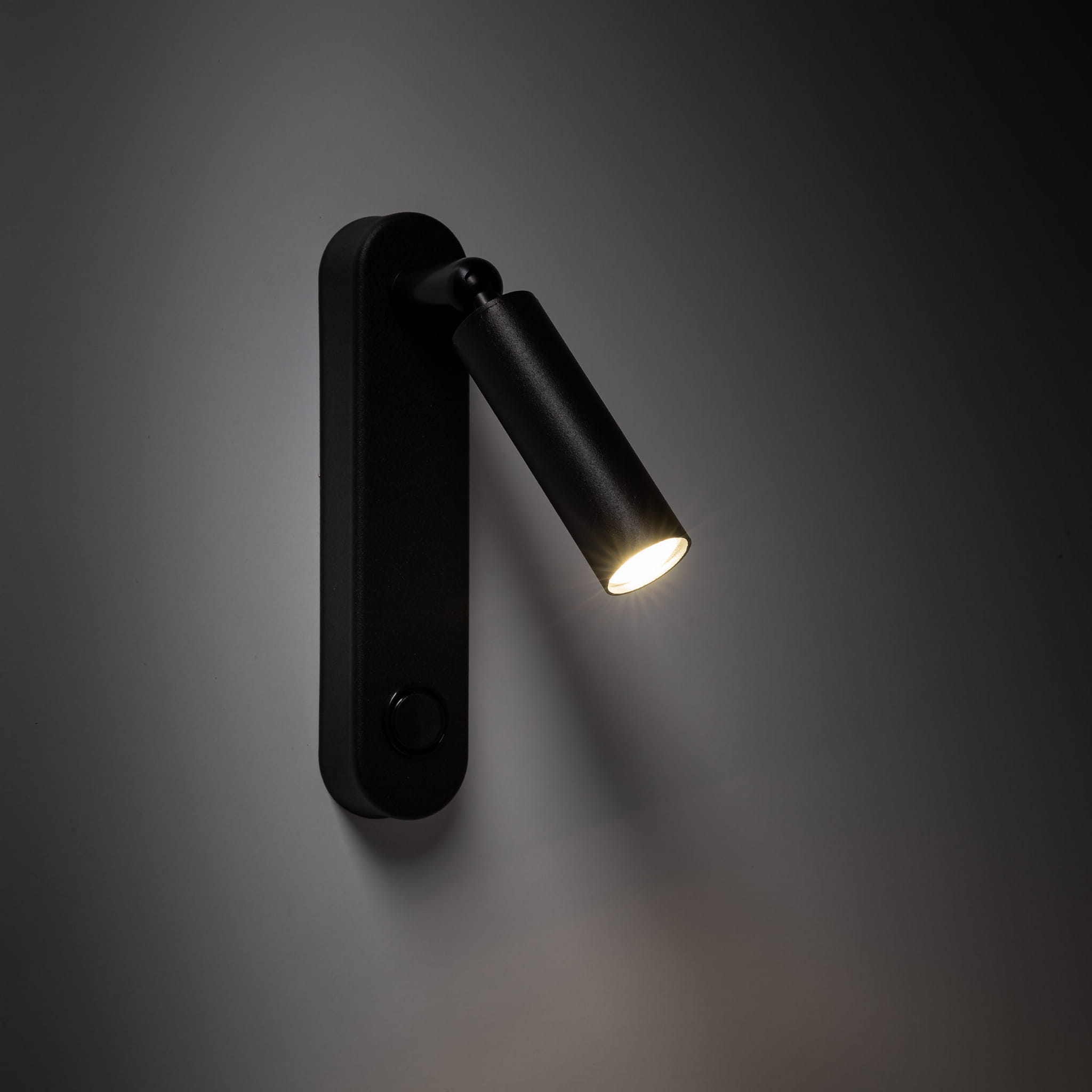 Kinkiet lampa ścienna do czytania z włącznikiem nowoczesny elegancki klosz metalowy tuba rurka czarny TK Lighting Enzo 6621 1x6W G9