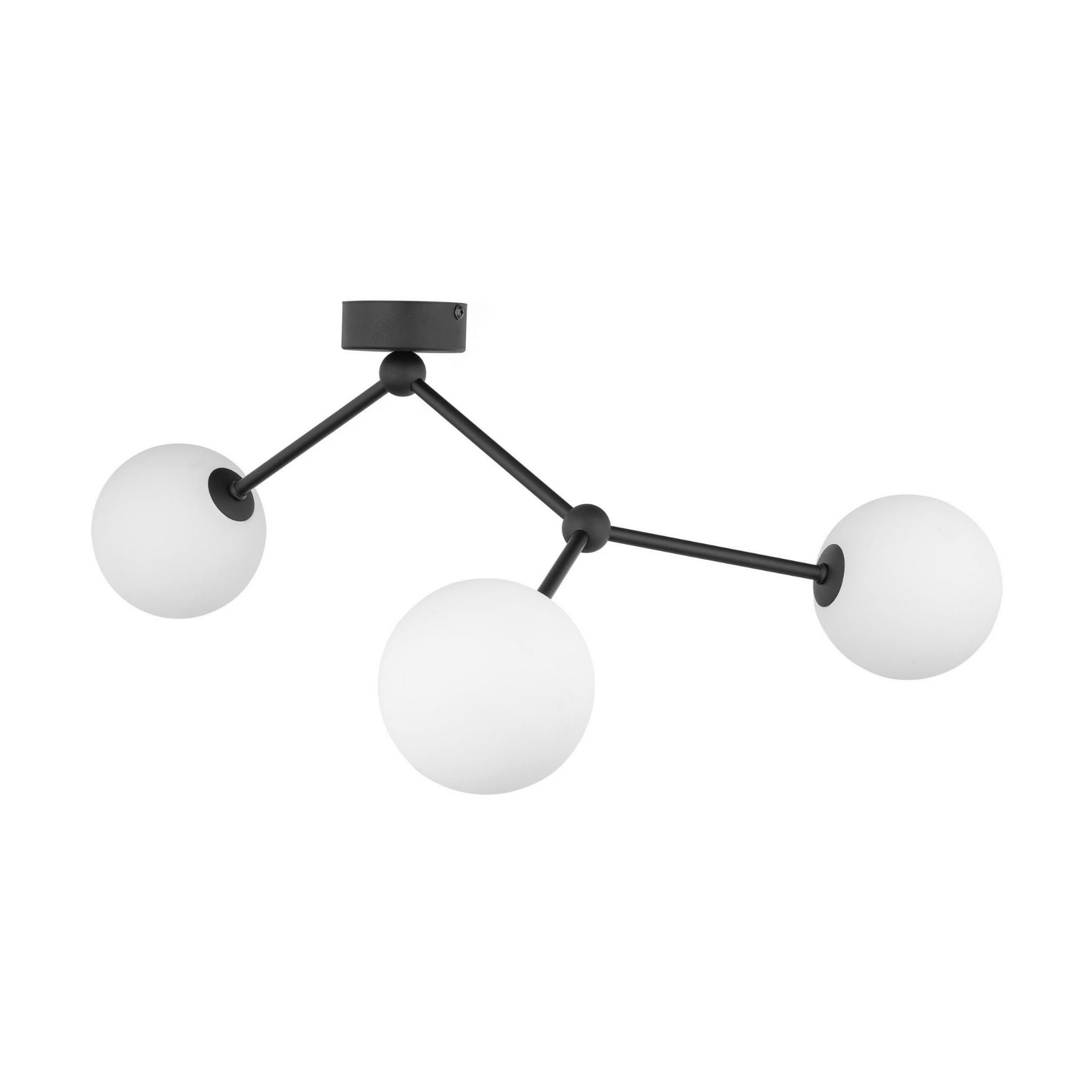 Tk Lighting Fairy 4854 lampa wisząca 3x6W G9 czarna biała