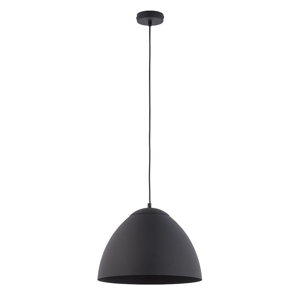 LAMPA WISZĄCA TK LIGHTING FARO 3194 1xE27 METALOWY KLOSZ CZARNA