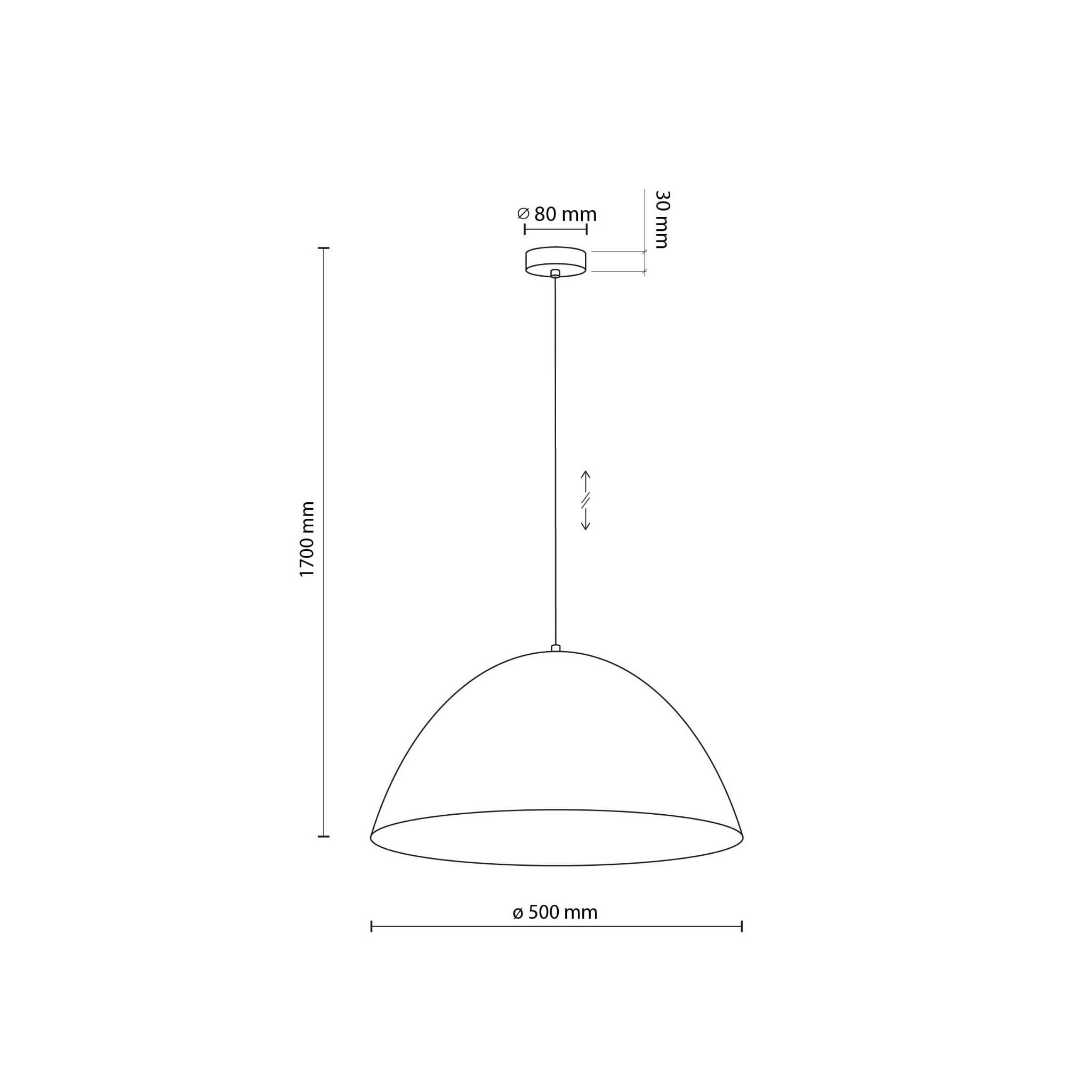 Lampa wisząca klasyczna retro klosz metalowy miska brązowa TK Lighting Faro 4509 1x15W E27