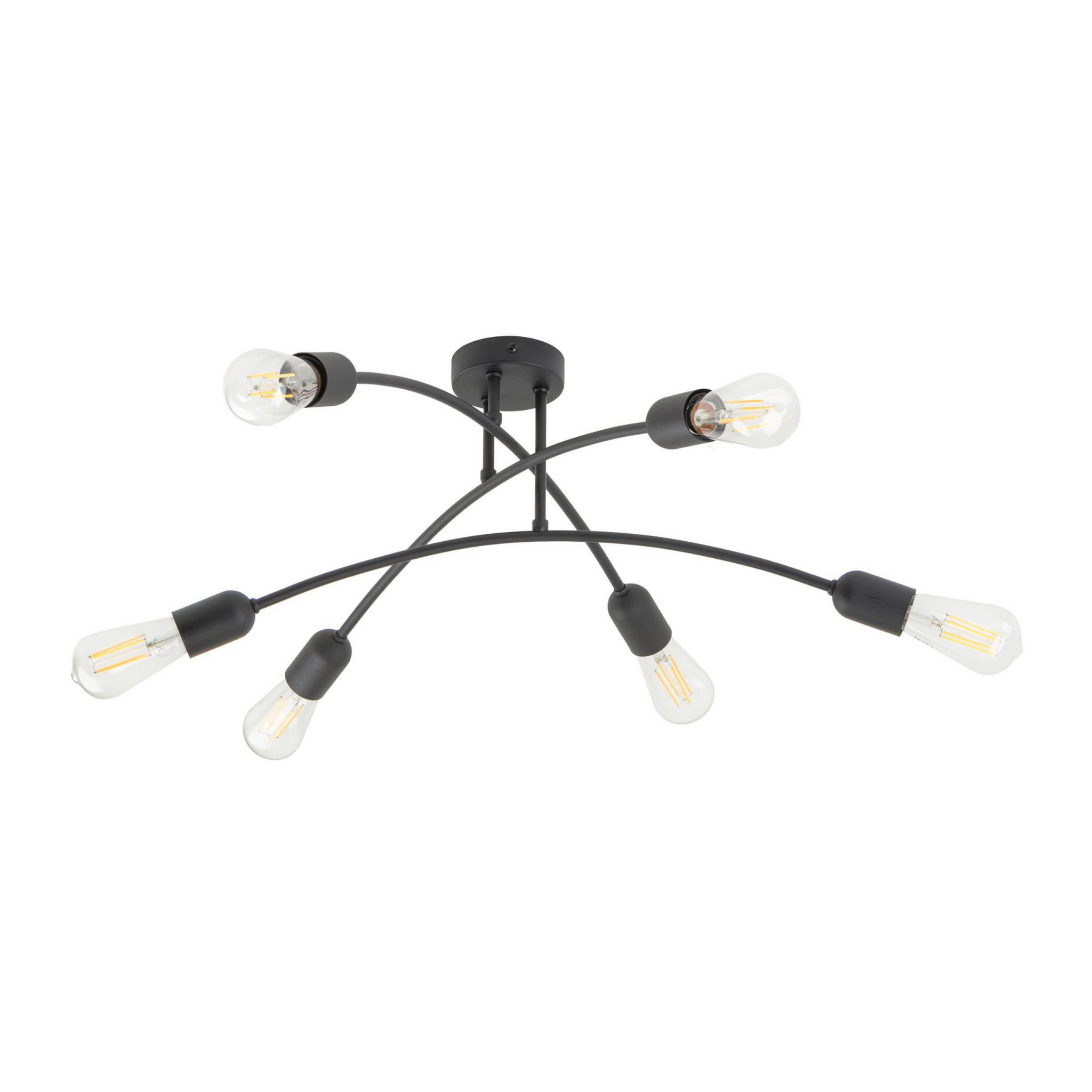 Tk Lighting Flyu 4679 plafon lampa sufitowa 6x15W E27 czarny