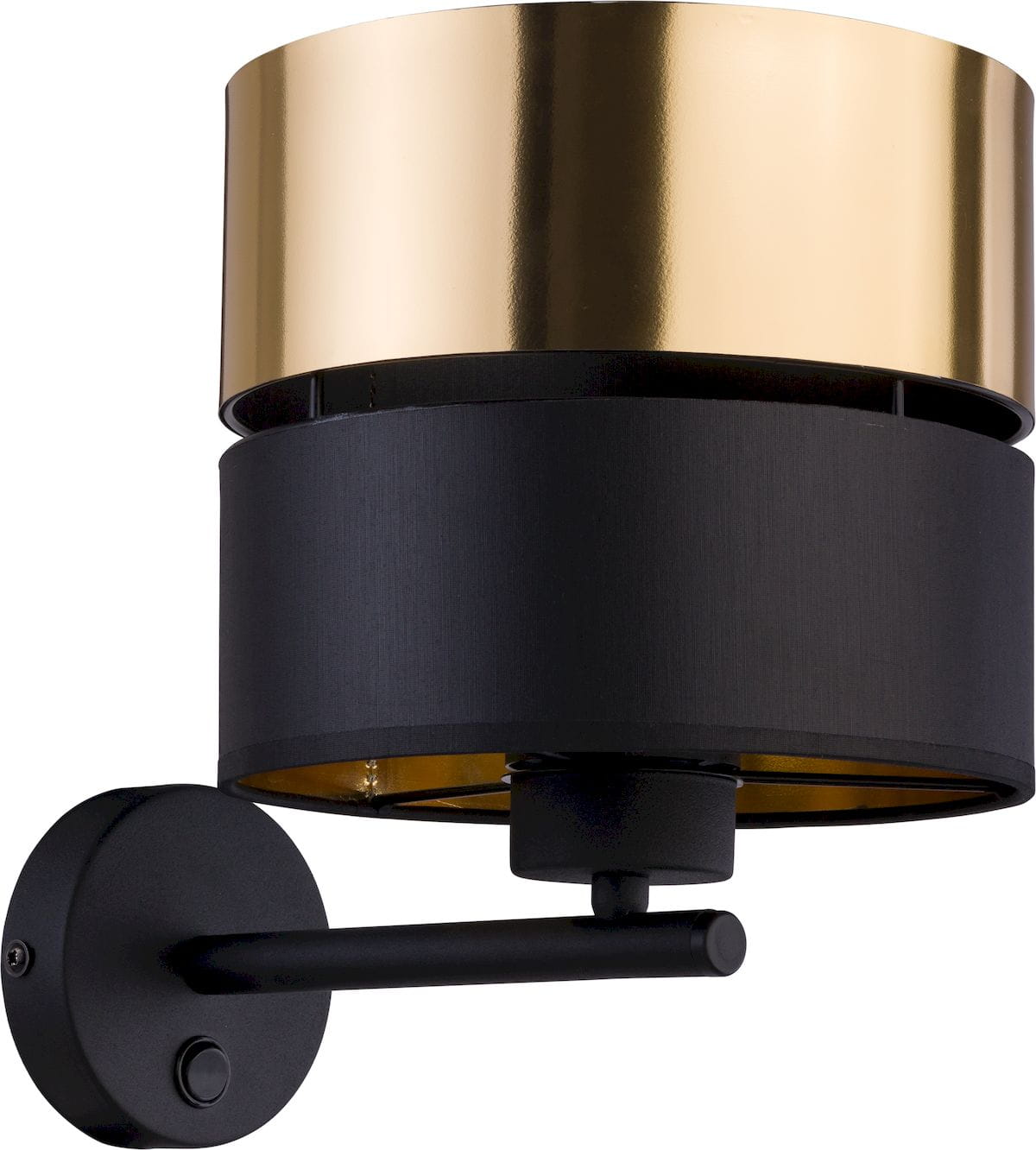 TK Lighting Hilton 4344 kinkiet lampa ścienna 1x60W E27 czarny złoty