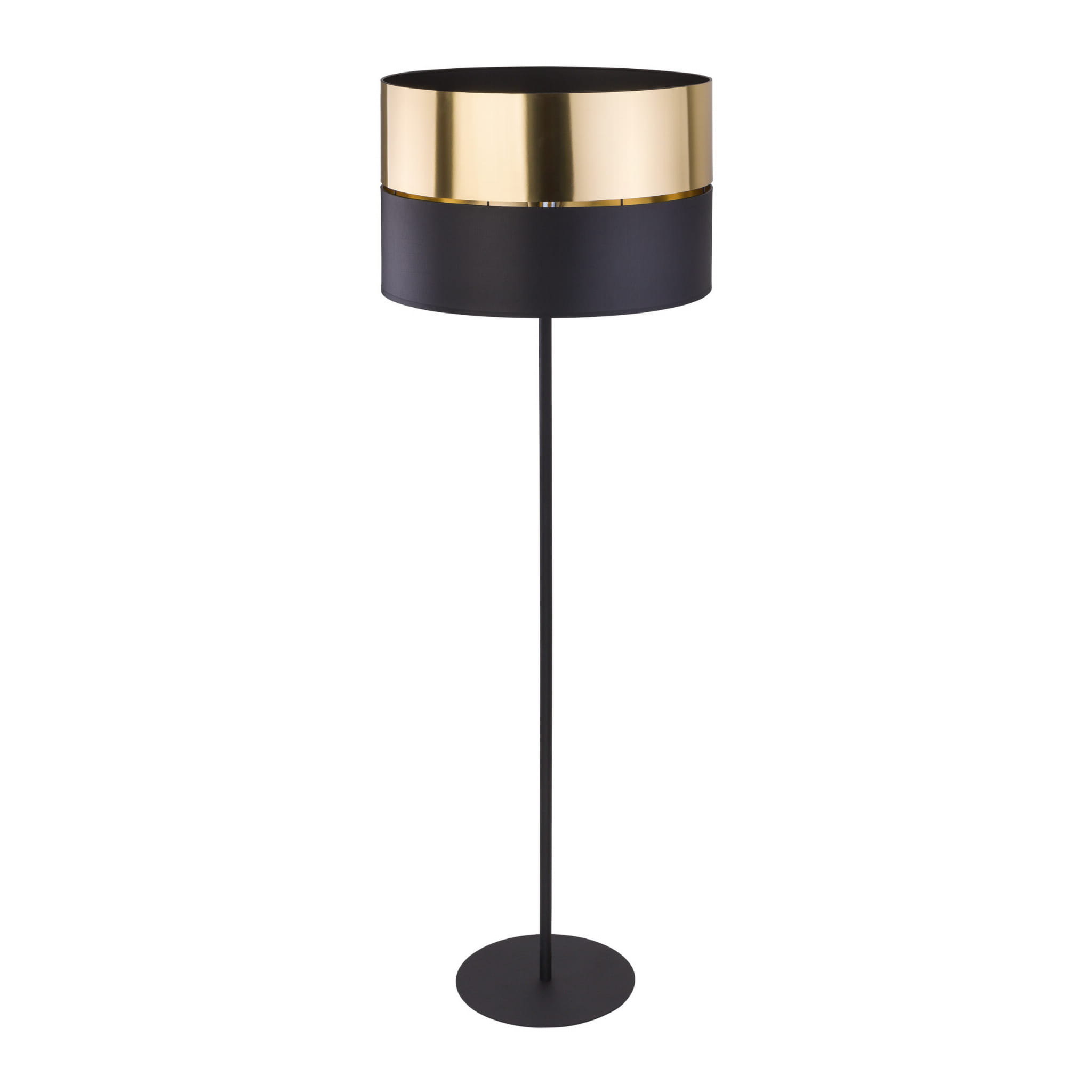 TK Lighting Hilton 5465 lampa stojąca podłogowa 1x60W E27 czarny złoty