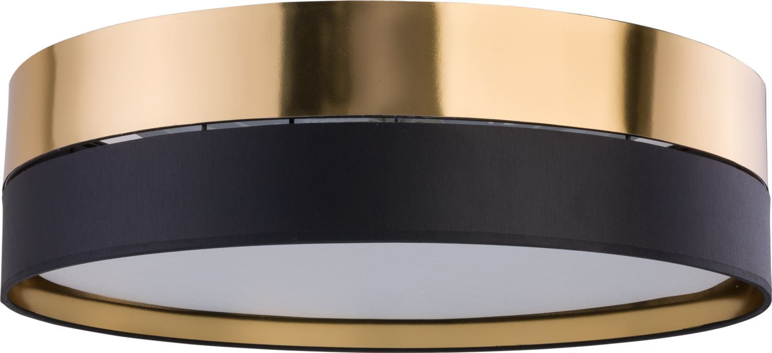 TK Lightning Hilton 4180 plafon lampa sufitowa 3x15W E27 czarny złoty