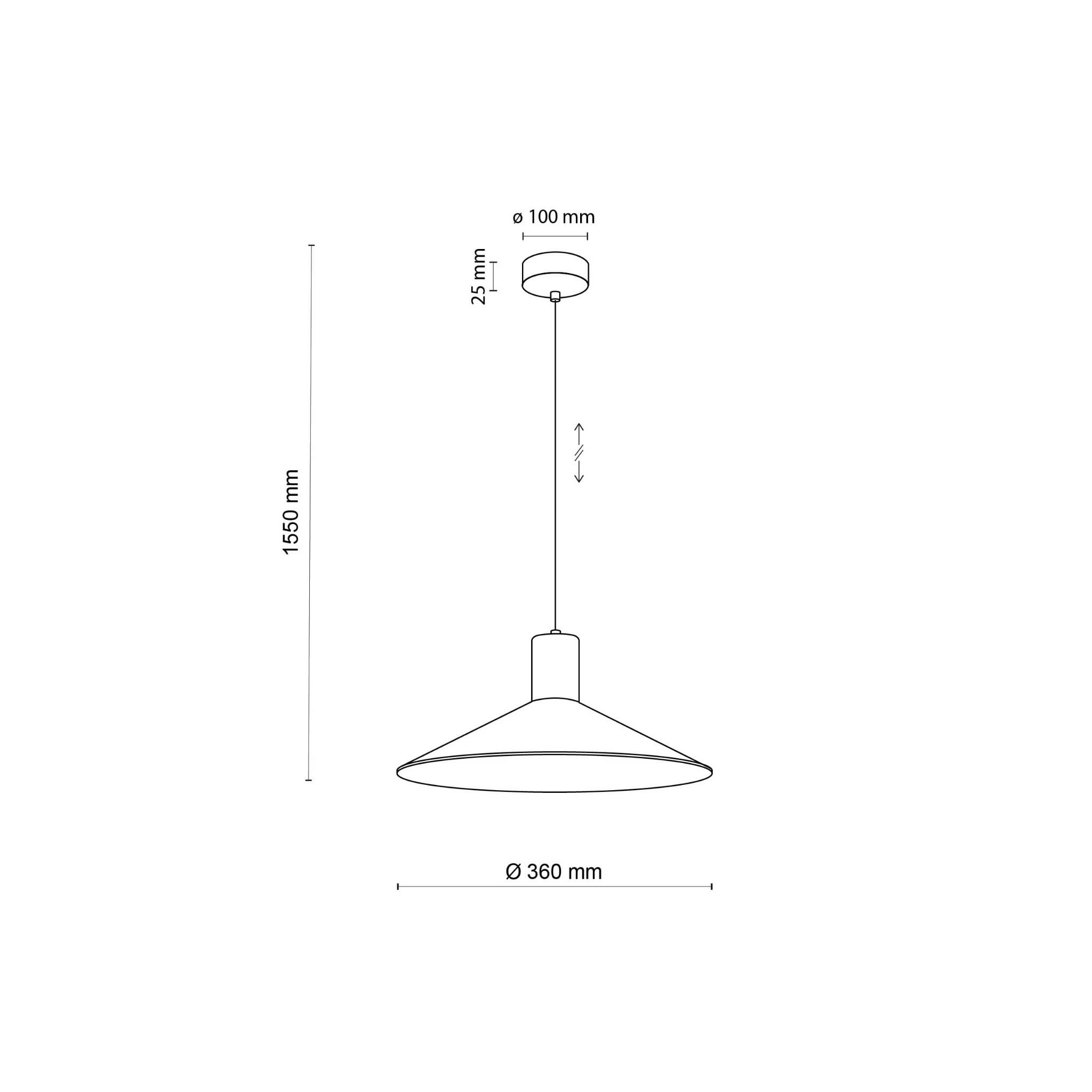 Lampa wisząca nowoczesna industrialna loft retro metalowa czarna TK Lighting Jump 1831 1x15W E27