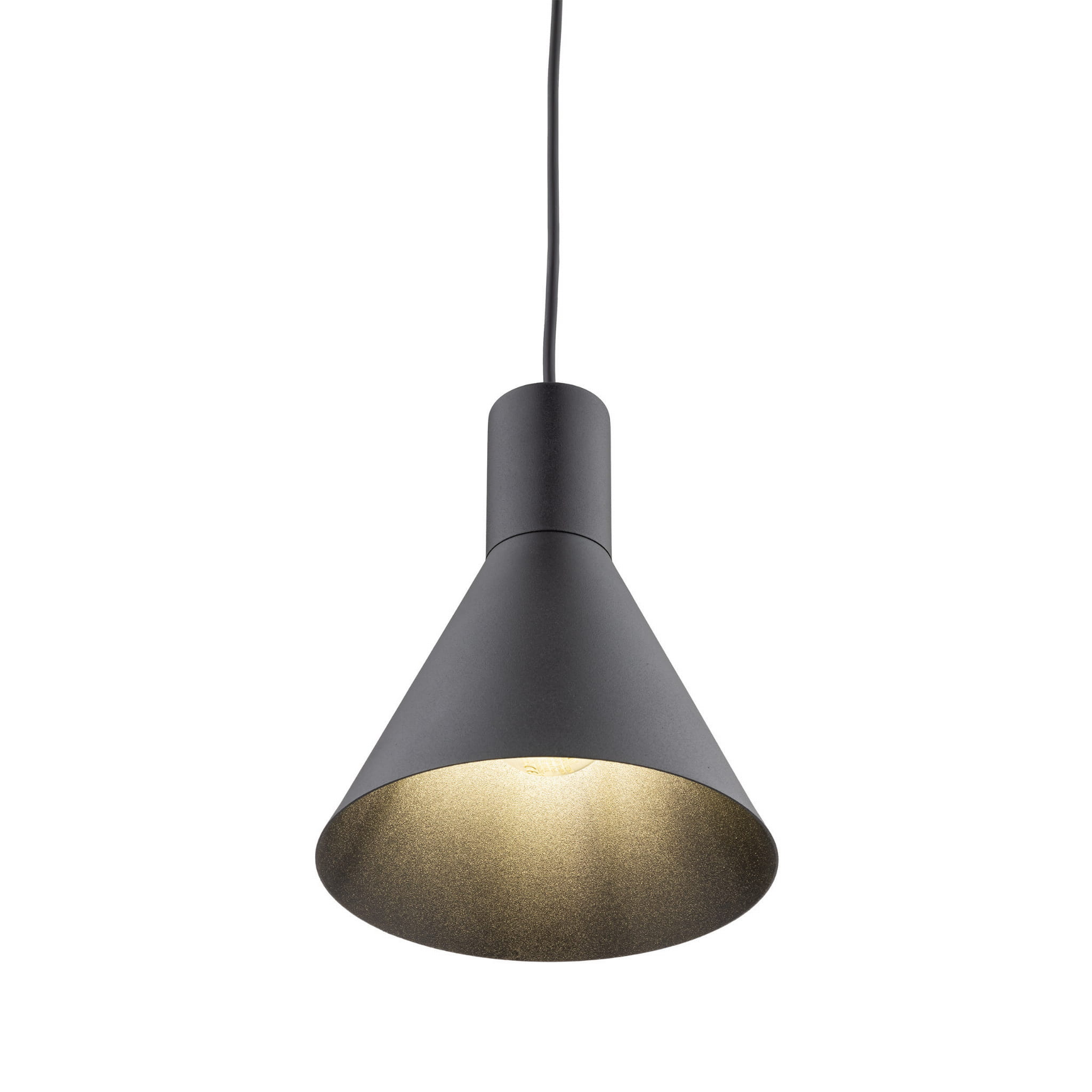 Lampa wisząca nowoczesna industrialna loft retro metalowa czarna TK Lighting Jump 1811 1x15W E27