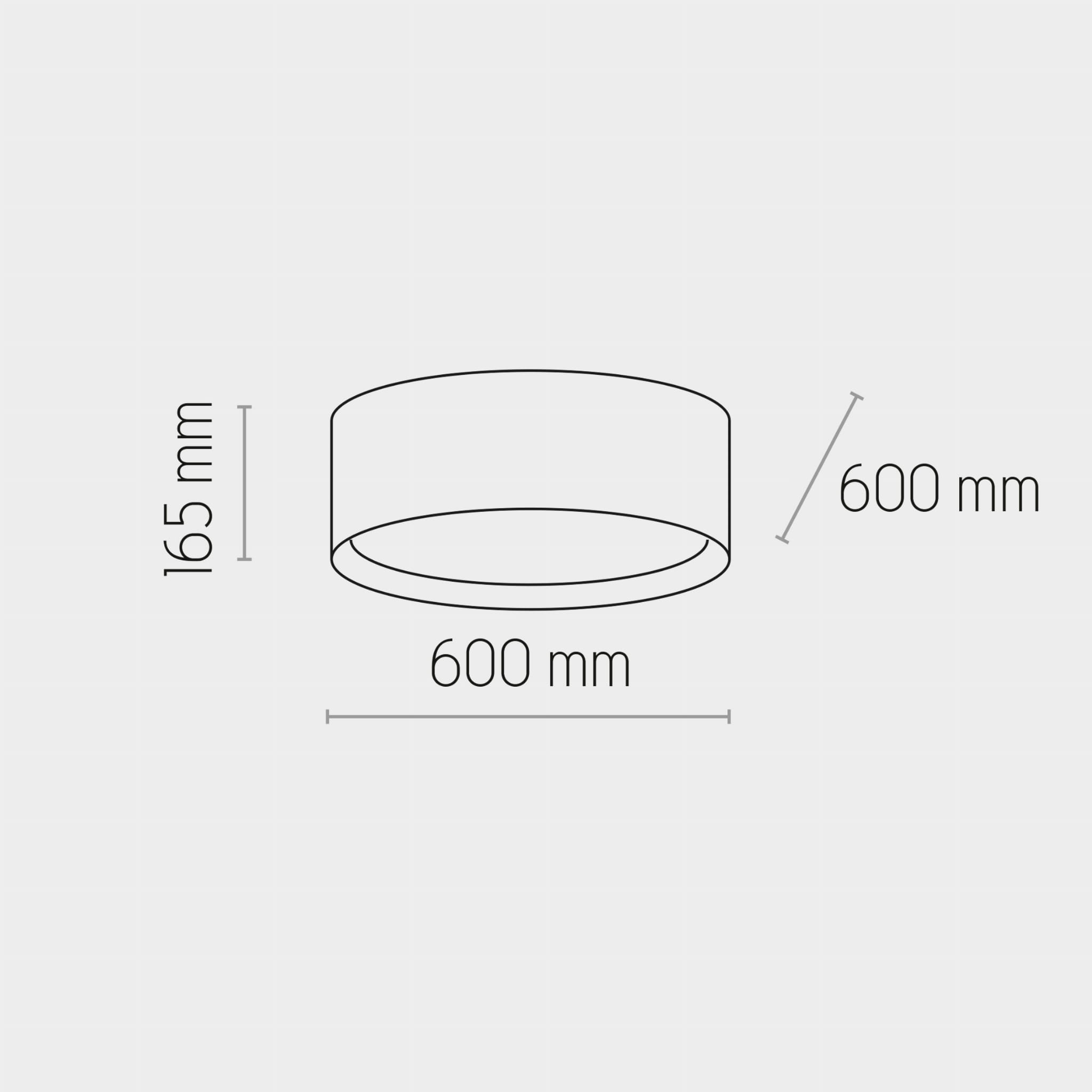 Plafon nowoczesny rustykalny boho abażur materiałowy juta biały TK Lighting Juta 5798 1x15W E27