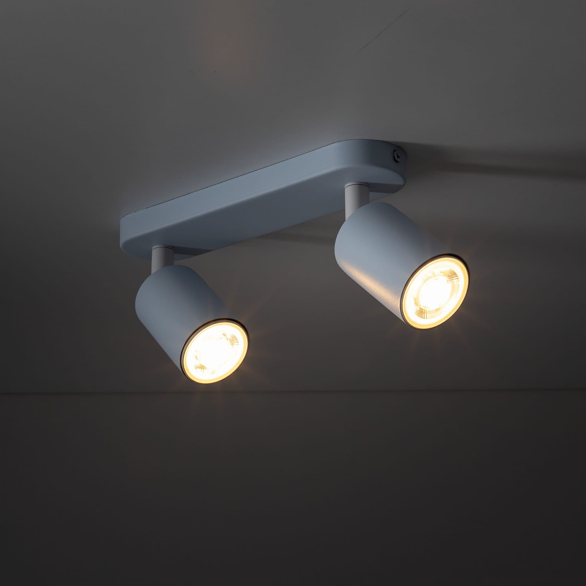 Plafon nowoczesny skandynawski loft metalowy reflektory niebieski TK Lighting Livia 10237 2x10W GU10