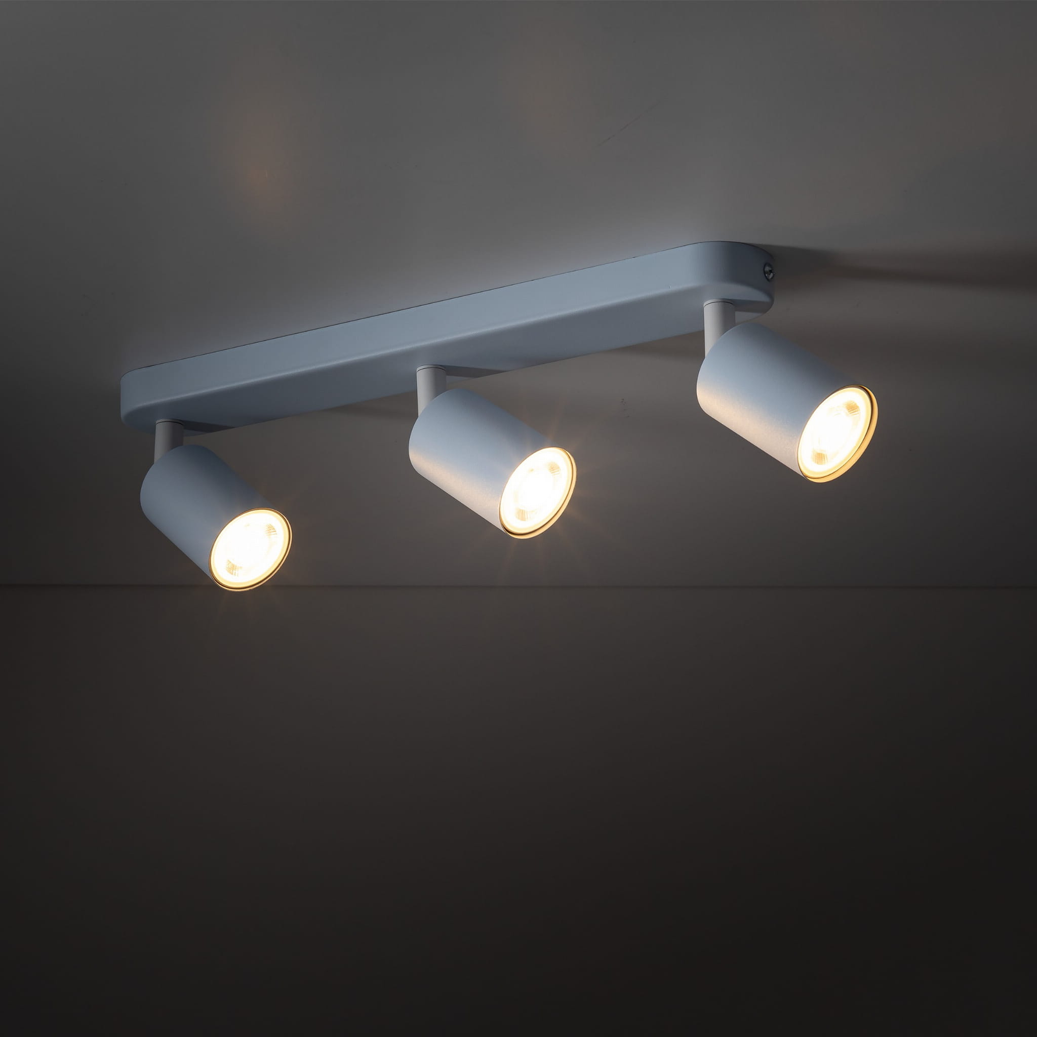 Plafon nowoczesny skandynawski loft metalowy reflektory niebieski TK Lighting Livia 10238 3x10W GU10