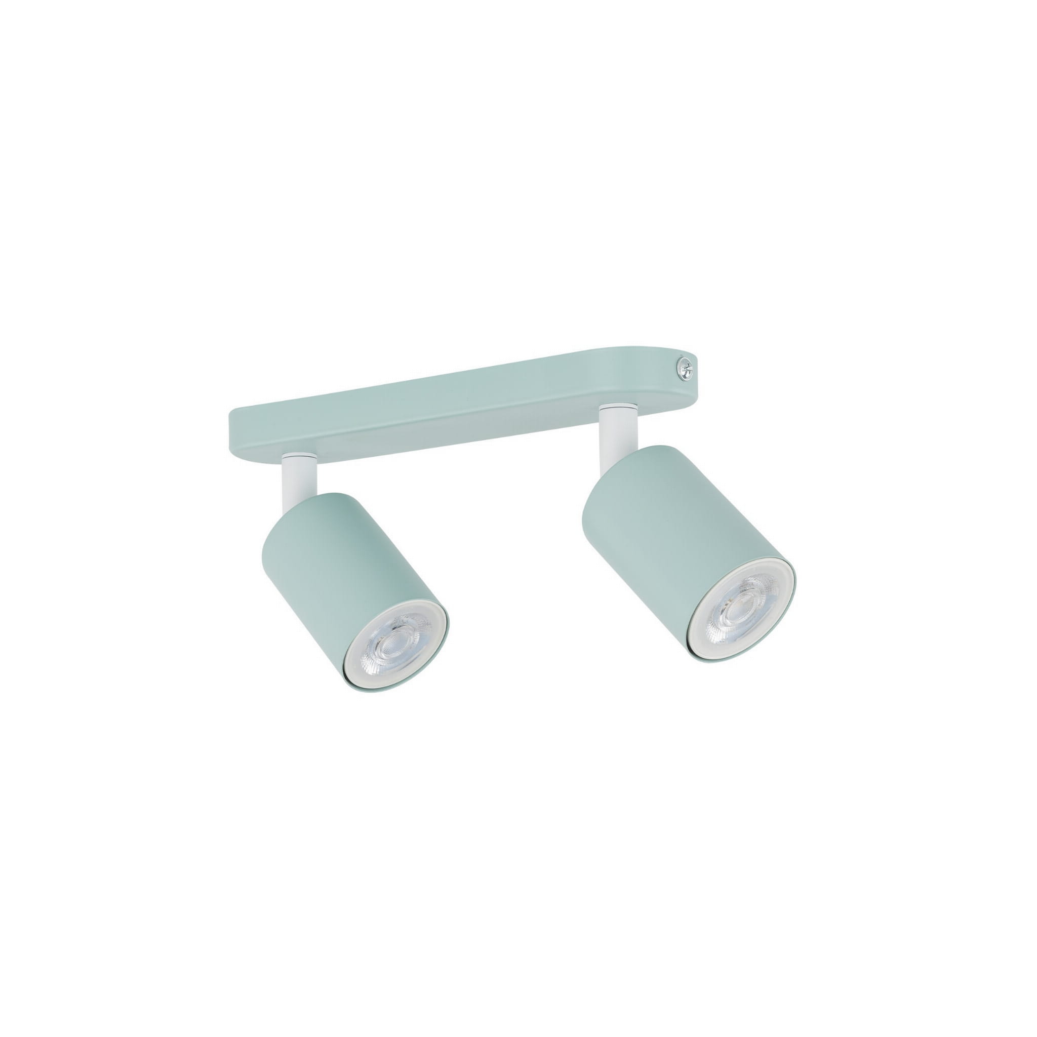 Plafon nowoczesny skandynawski loft metalowy reflektory miętowy TK Lighting Livia 10235 2x10W GU10