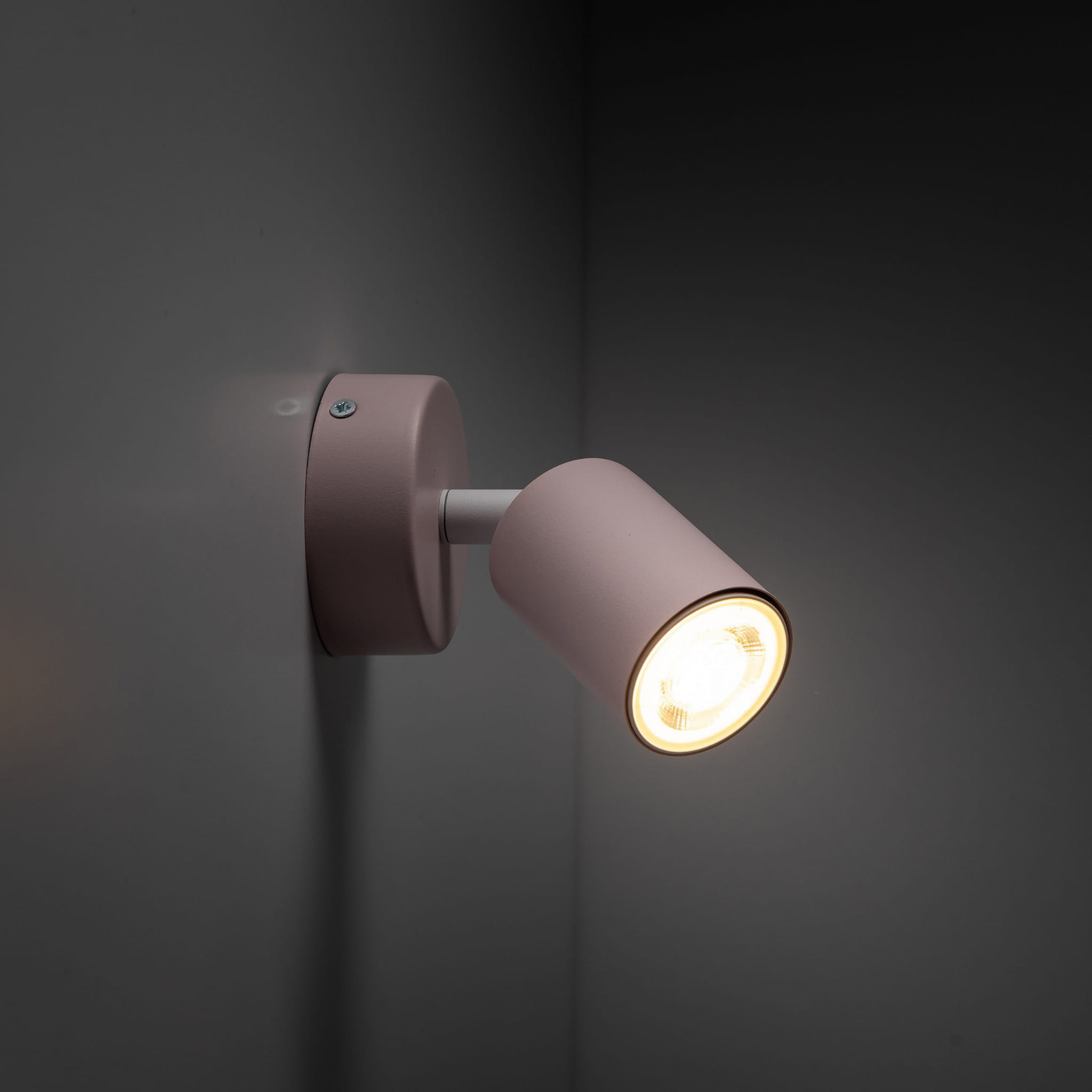 Spot nowoczesny skandynawski loft metalowy reflektor różowy TK Lighting Livia 10219 1x10W GU10