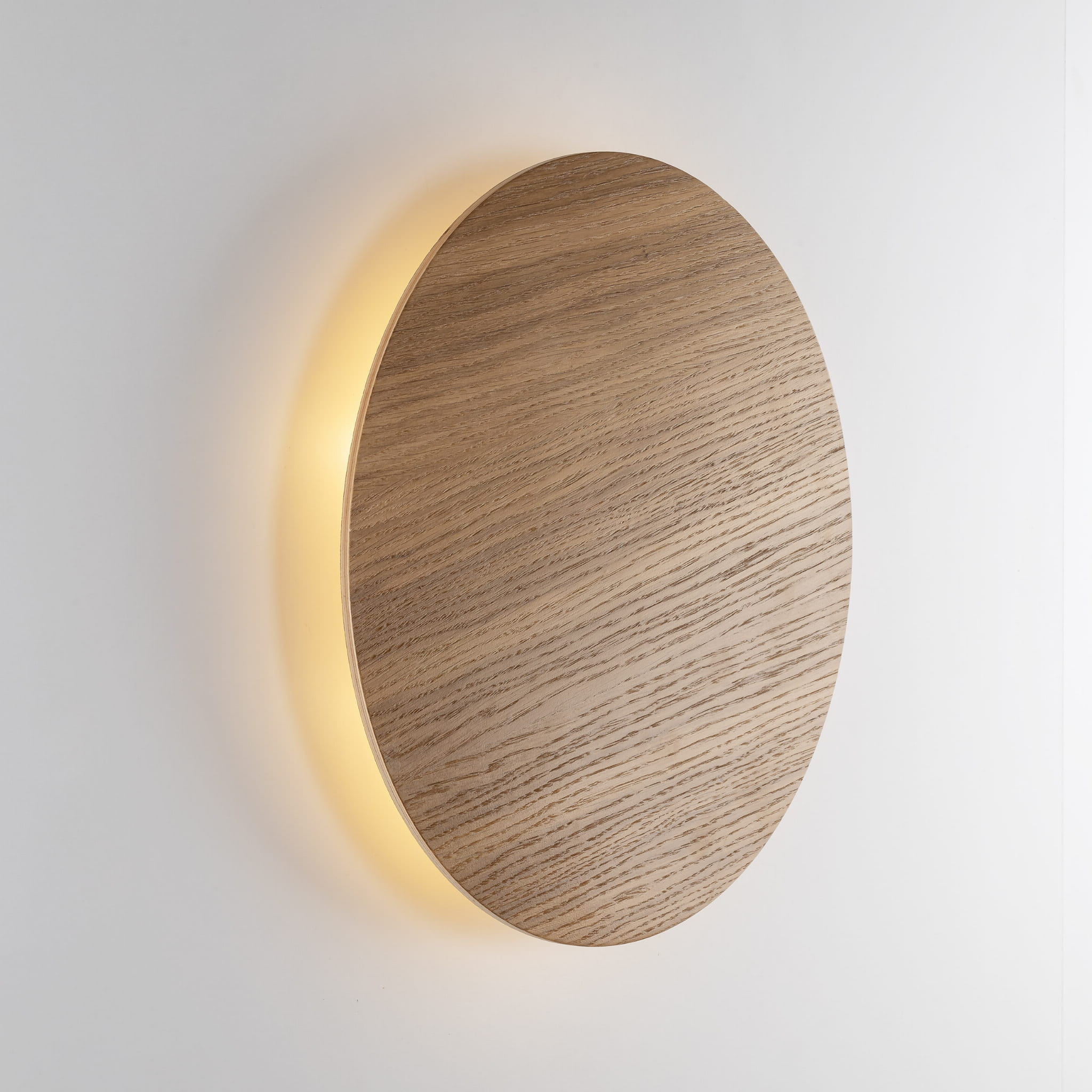 Kinkiet nowoczesny rustykalny loft koło dąb TK Lighting Luna 5449 4x8W G9