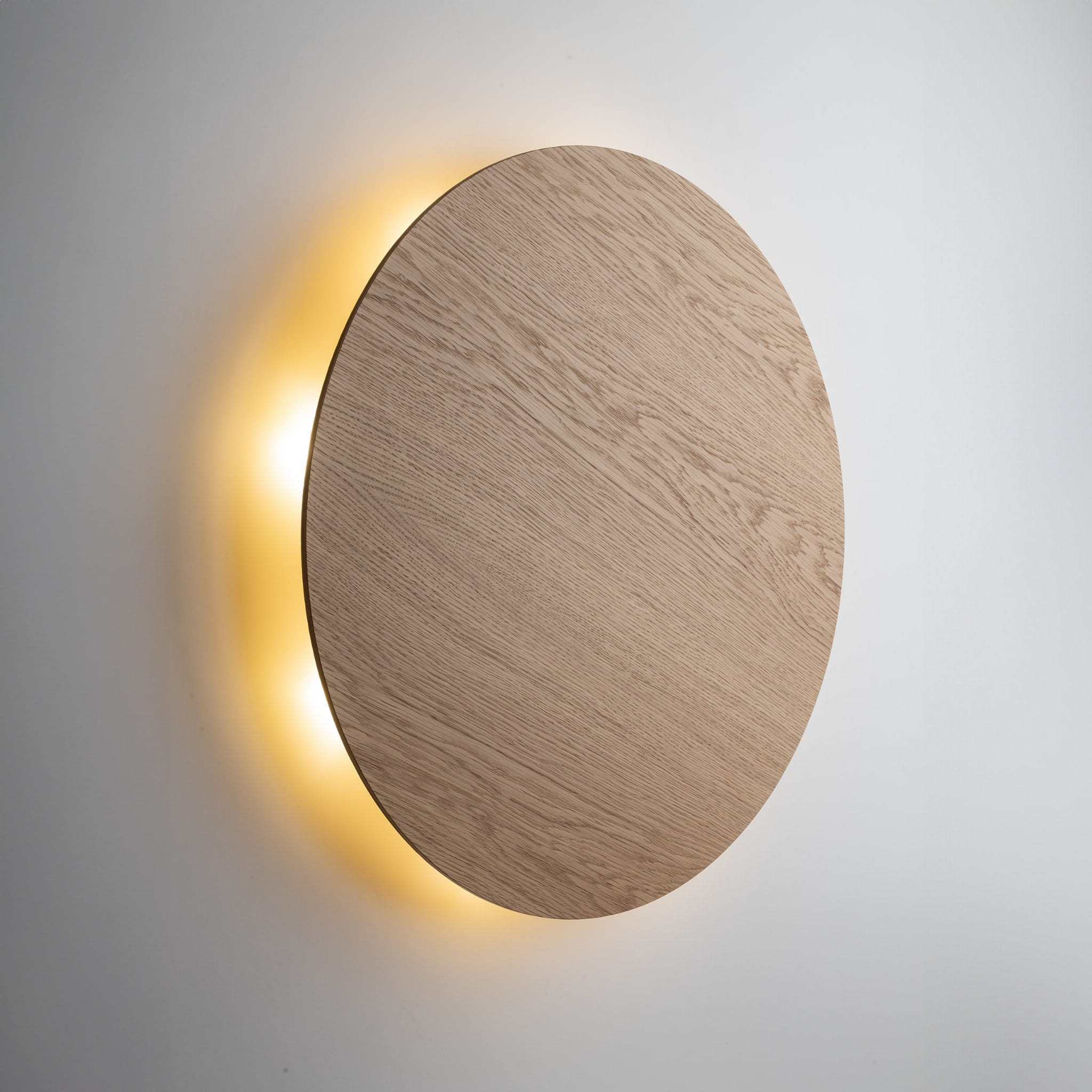 Kinkiet nowoczesny rustykalny loft koło dąb TK Lighting Luna 10098 8x8W G9 60cm