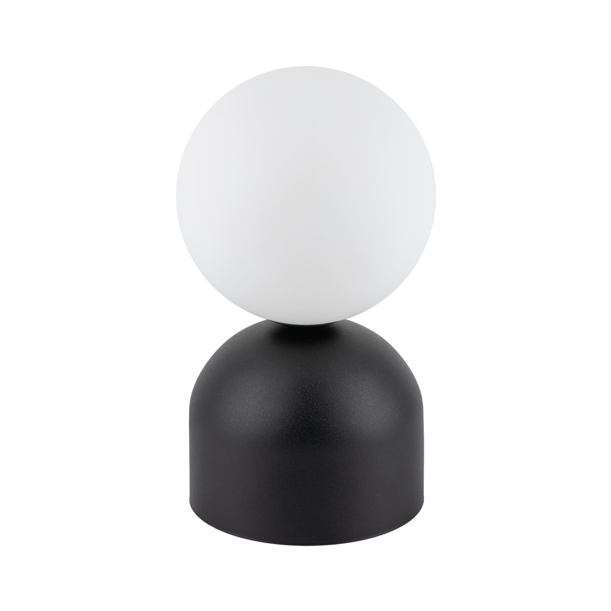 Lampka nowoczesna skandynawska loft klosz szklany kula brązowa biała TK Lighting Miki 16043 1x8W G9
