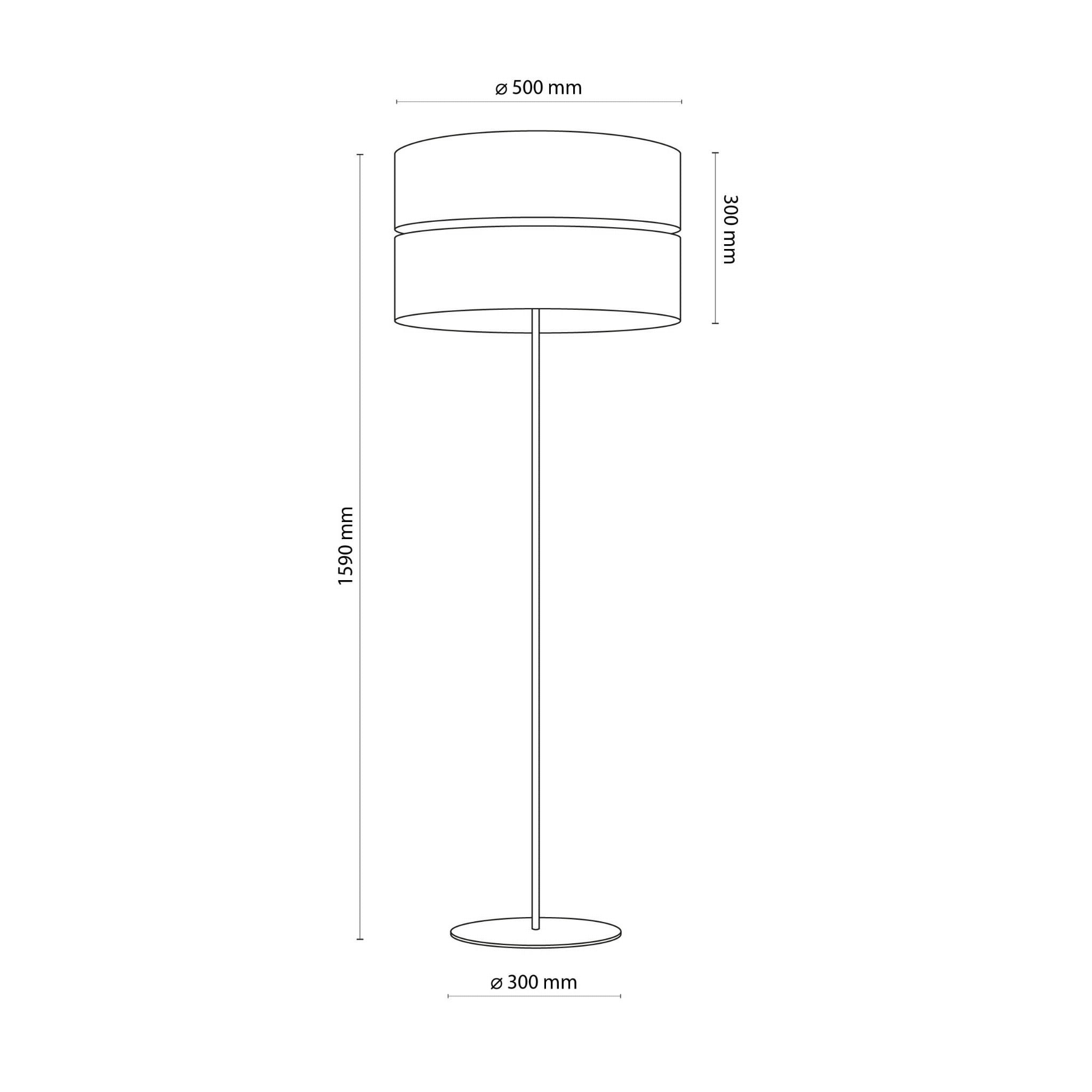 Lampa podłogowa nowoczesna boho skandynawska ażurowa klosz metalowy czarna dąb TK Lighting Nicol 5123 1x15W E27