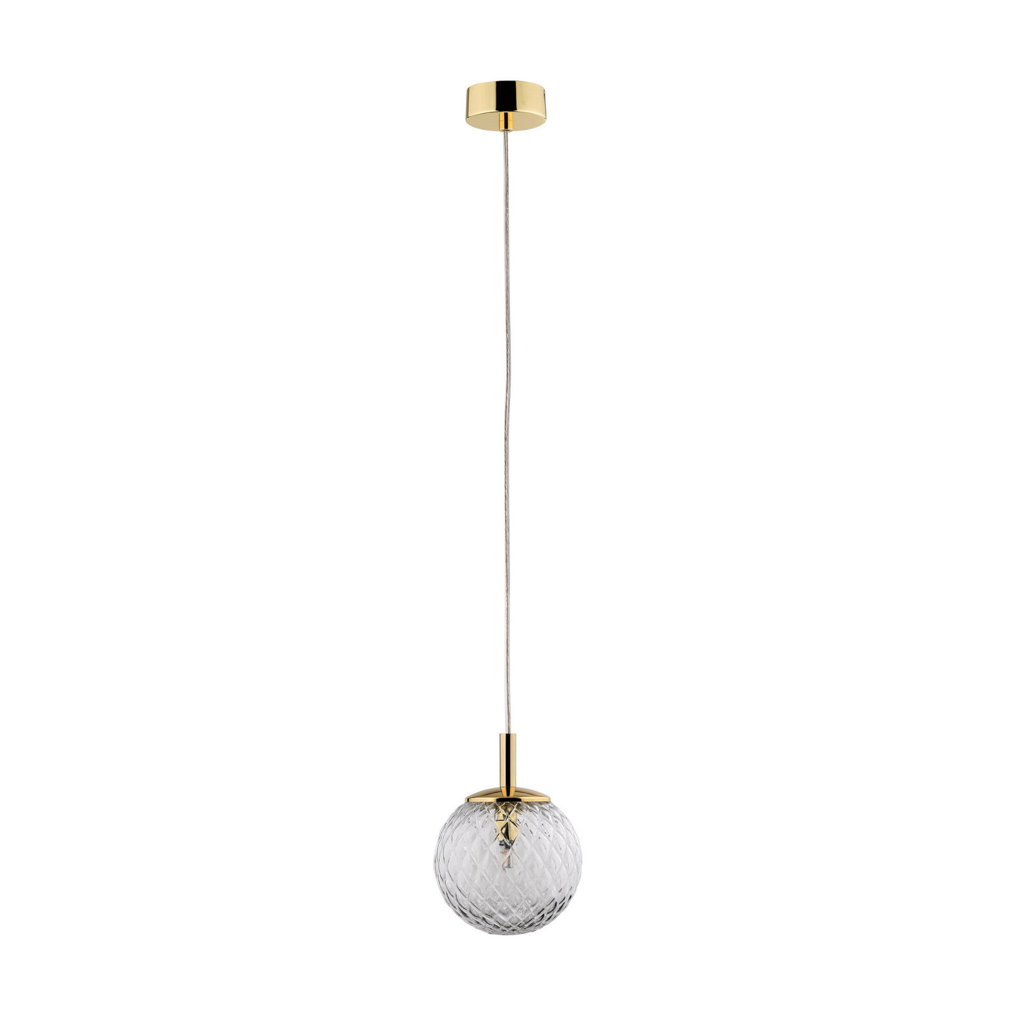 Plafon nowoczesny elegancki glamour pręty klosz szklany kule czarny złoty TK Lighting Nilos 758 5x6W G9